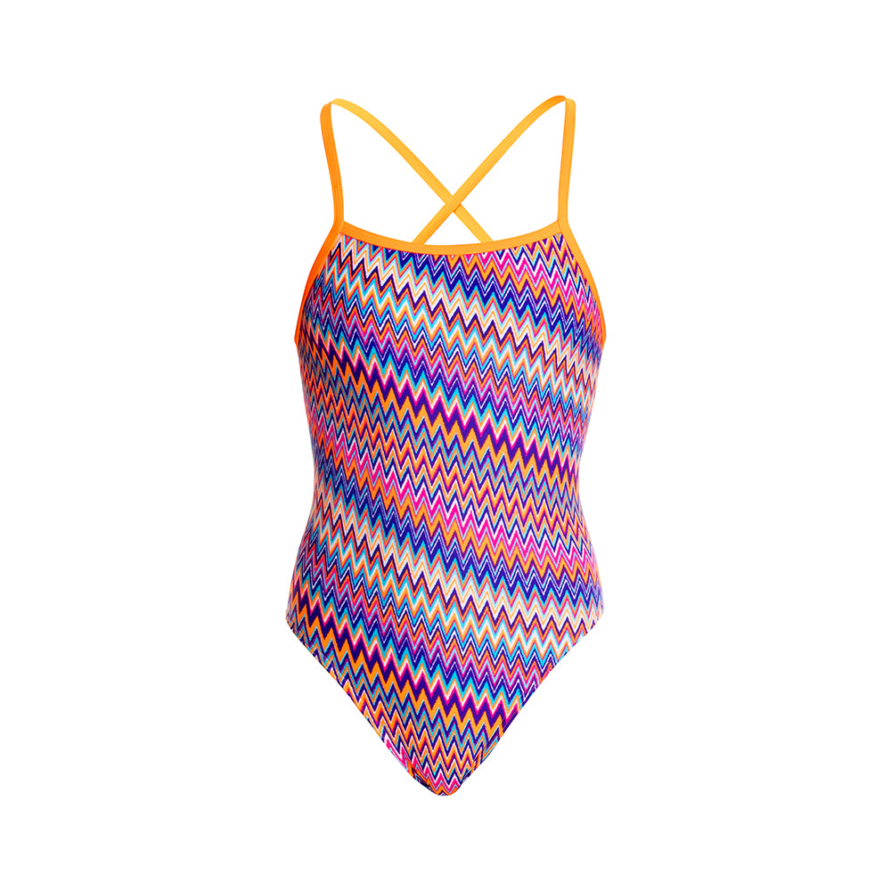 Funkita Girls Badeanzug Strapped in Fizz Bomb