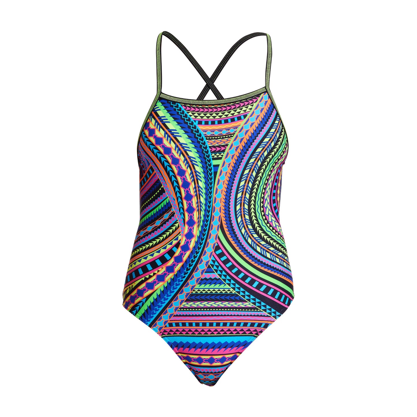 Funkita Girls Badeanzug Strapped in Tribal Revival