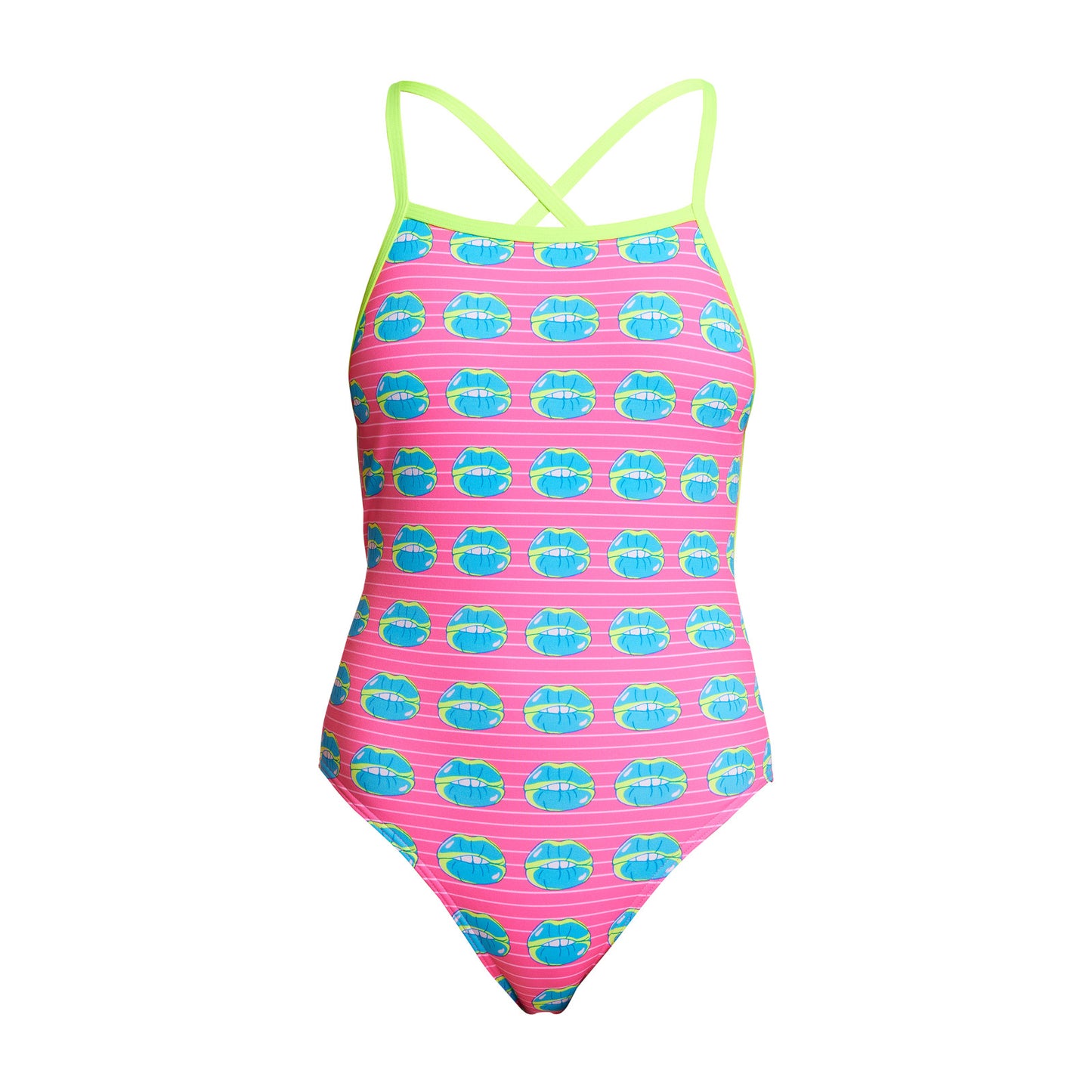 Funkita Girls Badeanzug Strapped in Kiss Kiss