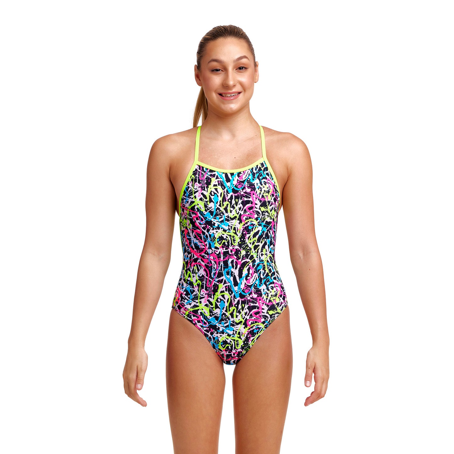 Funkita Girls Badeanzug Strapped in Messed Up