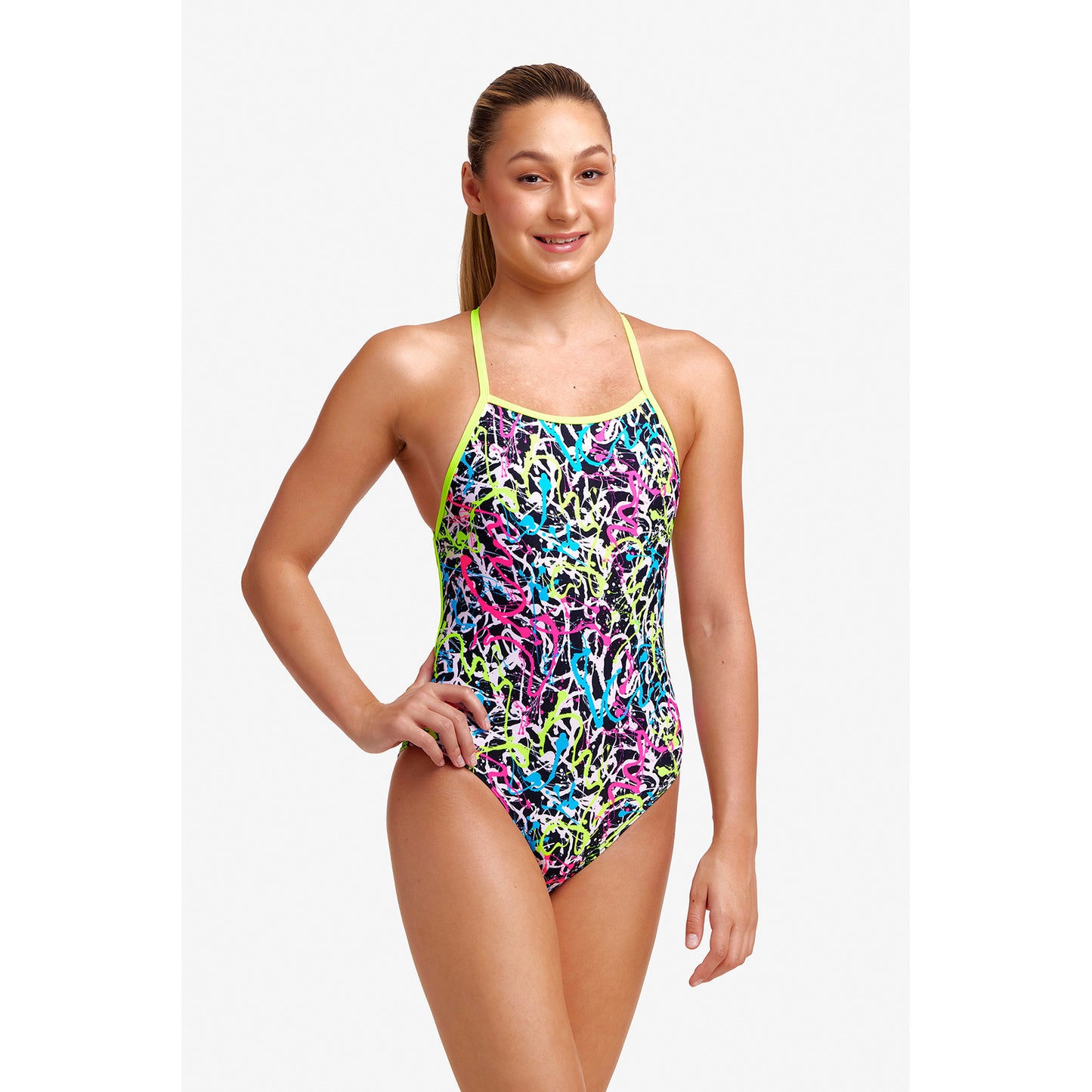 Funkita Girls Badeanzug Strapped in Messed Up