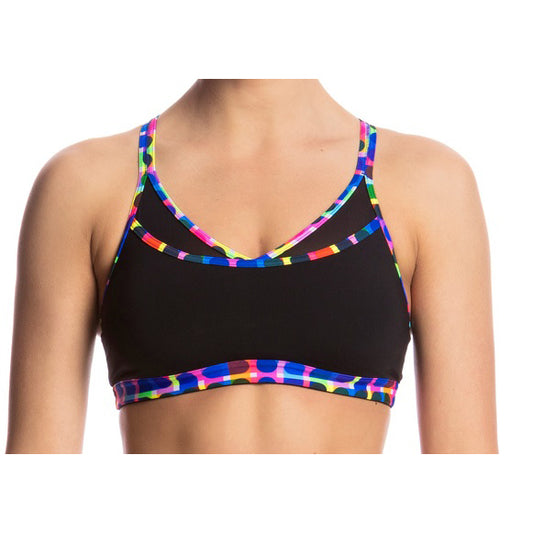 Funkita Damen Crop Top Training Strap In Top Inked