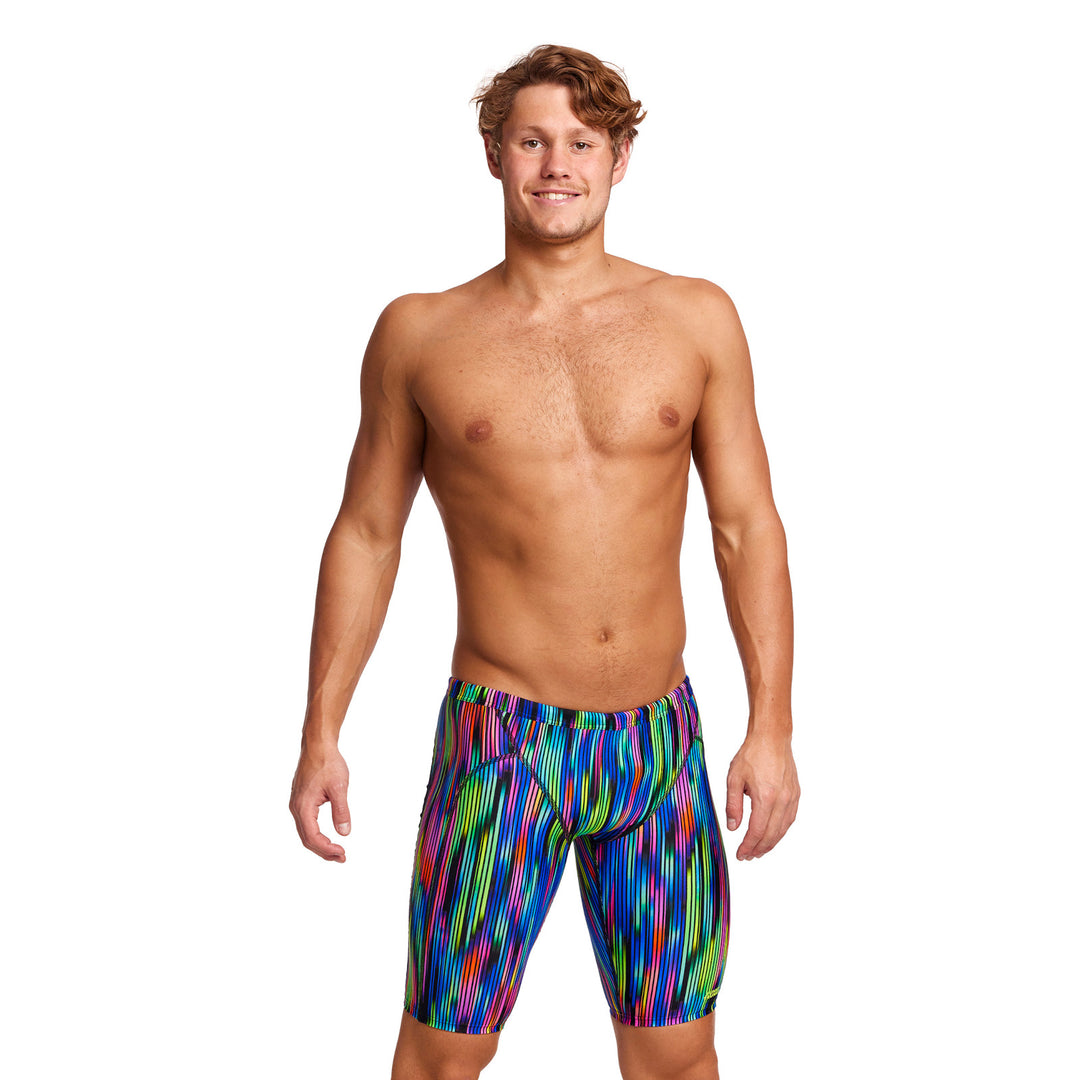 Funky Trunks Badehose Training Jammer Rain Down