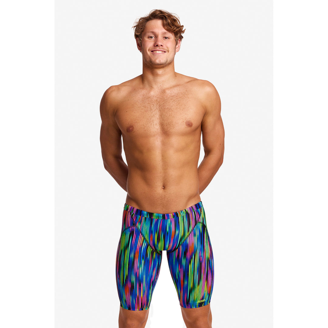 Funky Trunks Badehose Training Jammer Rain Down