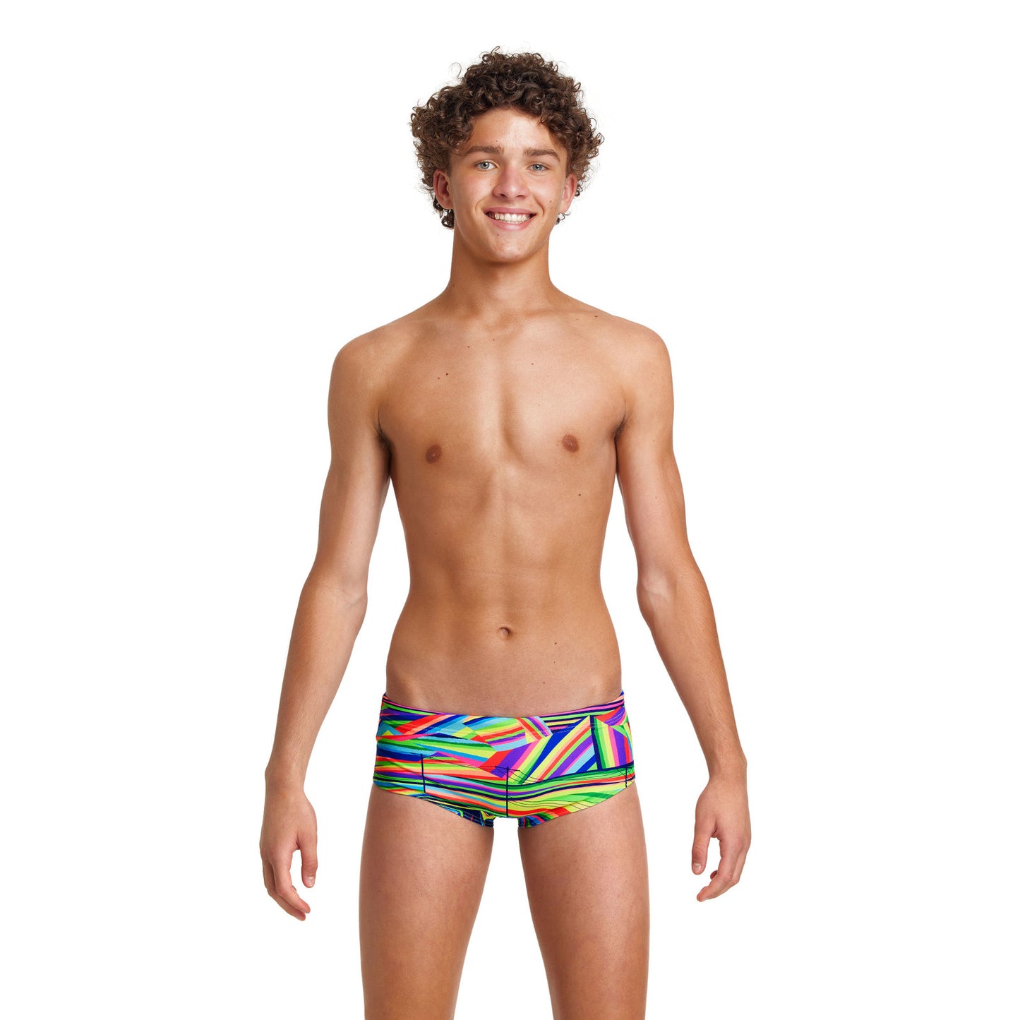 Funky Trunks Jungs Badehose Sidewinder Land Lines