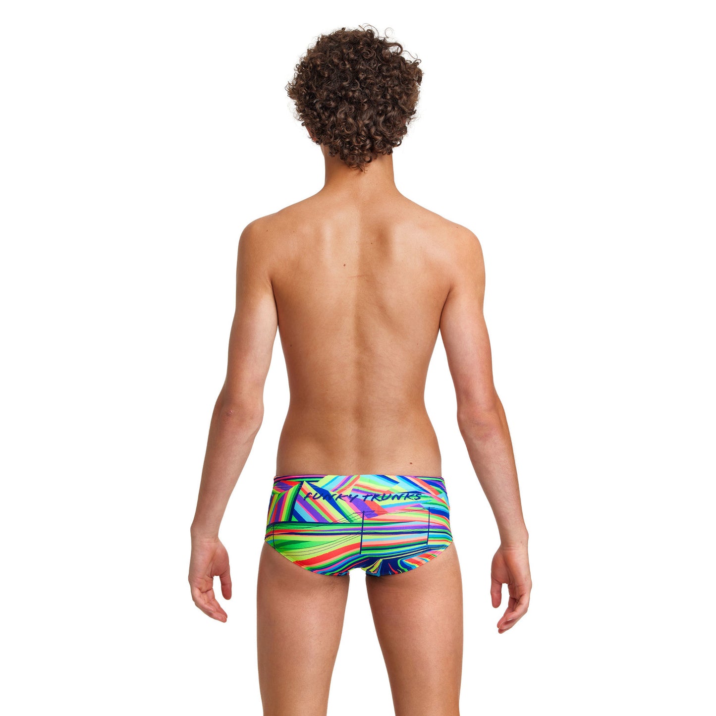 Funky Trunks Jungs Badehose Sidewinder Land Lines