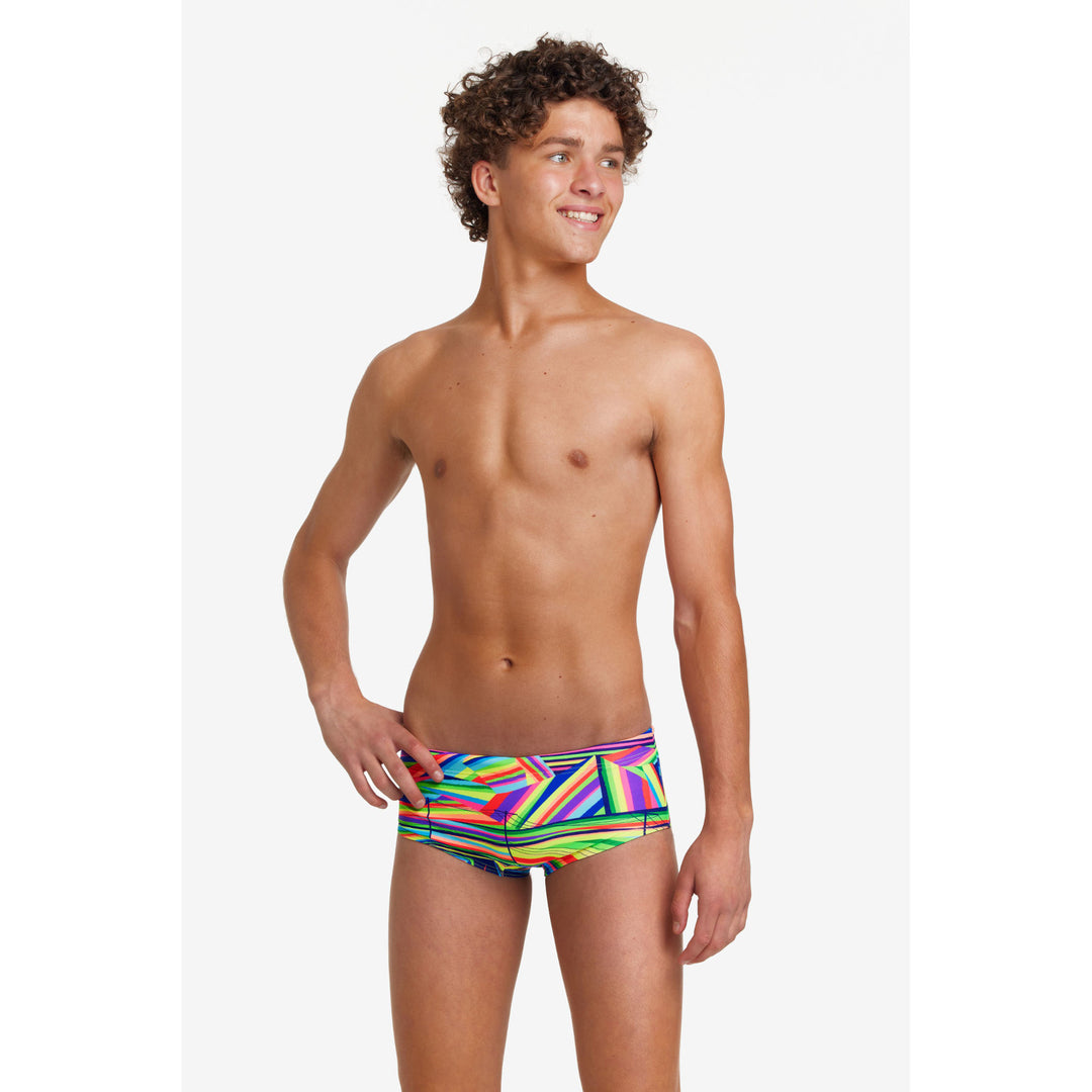 Funky Trunks Jungs Badehose Sidewinder Land Lines
