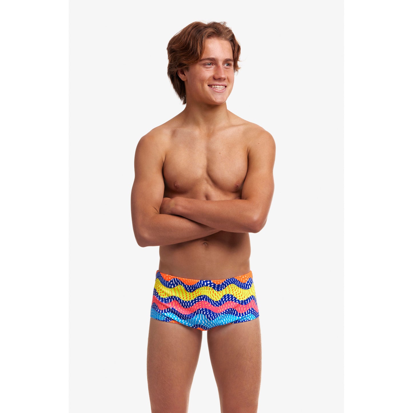 Funky Trunks Jungs Badehose Sidewinder Rocky Wave