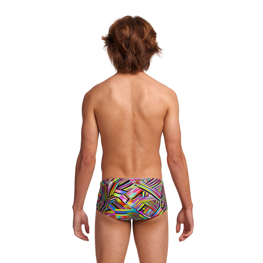 Funky Trunks Jungs Badehose Sidewinder Strip Straps