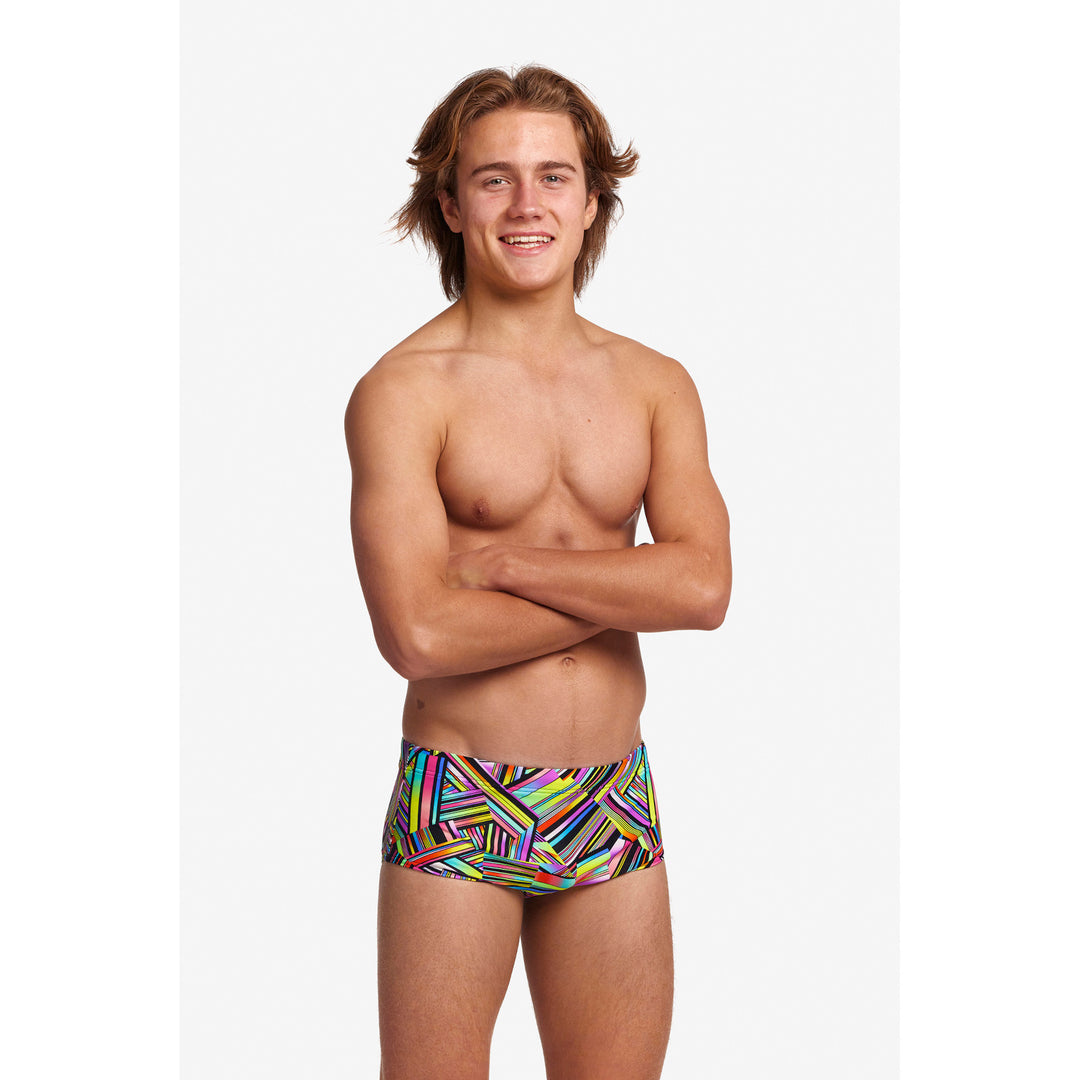 Funky Trunks Jungs Badehose Sidewinder Strip Straps