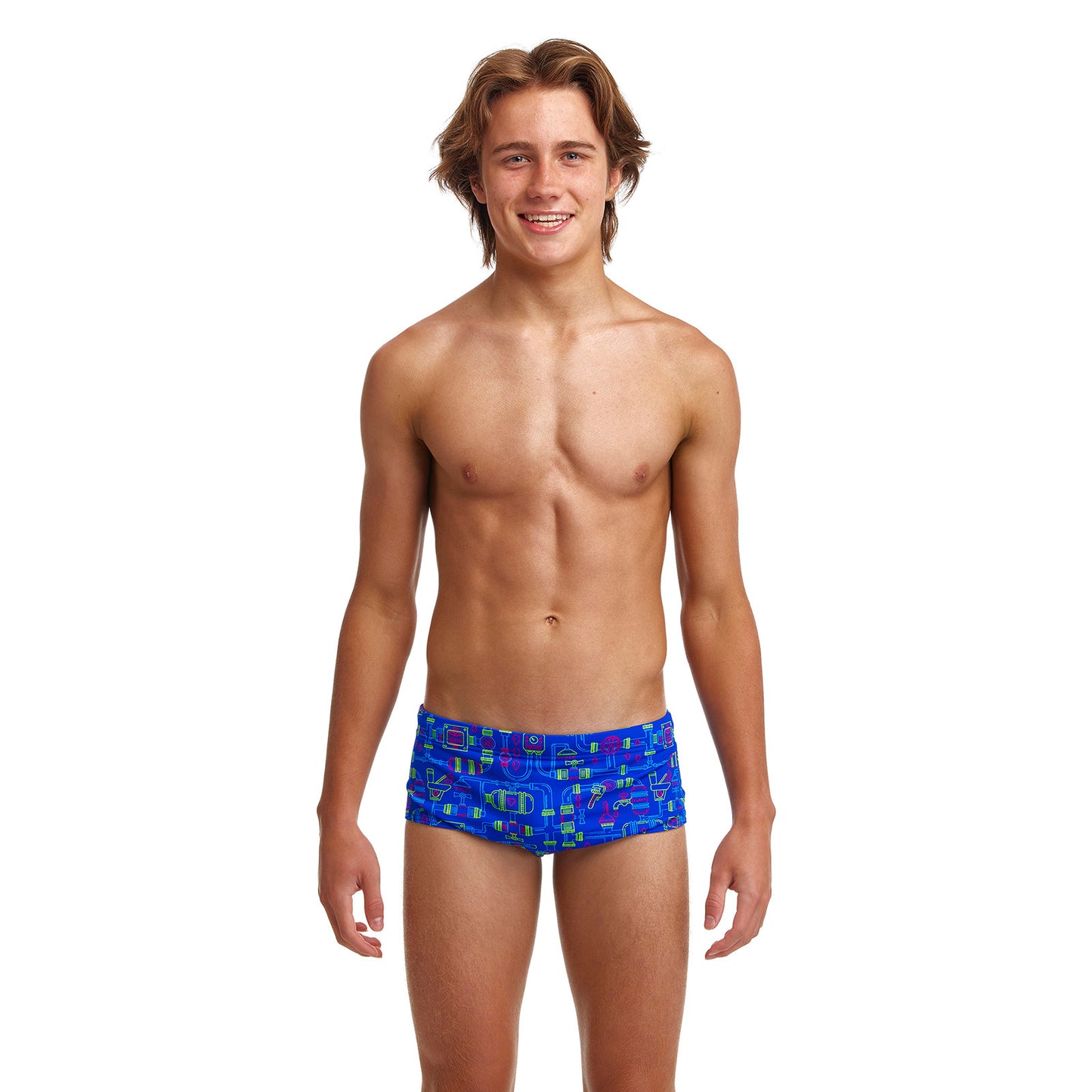 Funky Trunks Jungs Badehose Sidewinder Backed Up