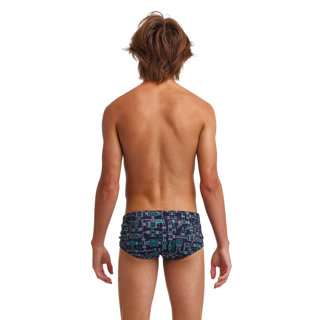 Funky Trunks Jungs Badehose Sidewinder Pooped