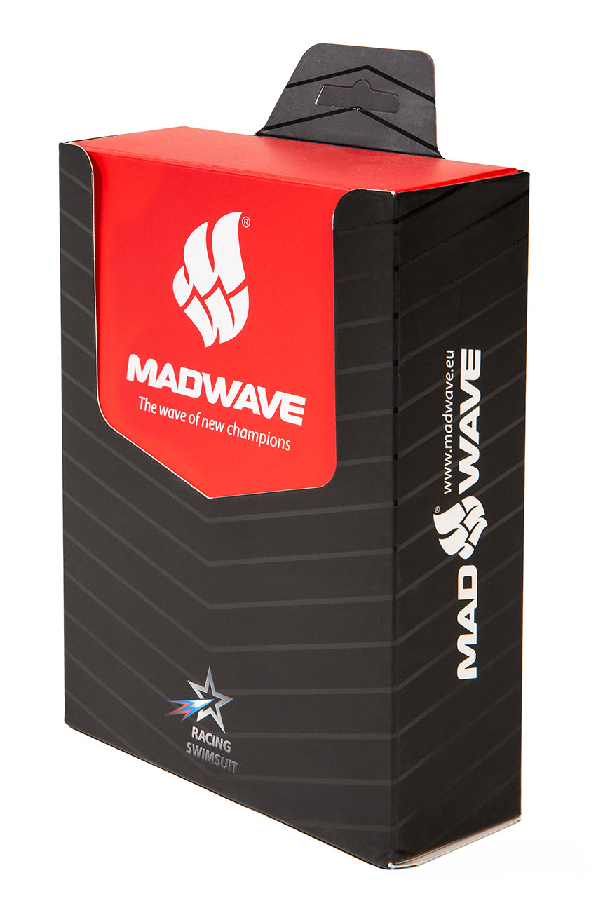 Mad Wave MW Revolt Offener Rücken Wettkampfbadeanzug World Aquatics Approved Azure