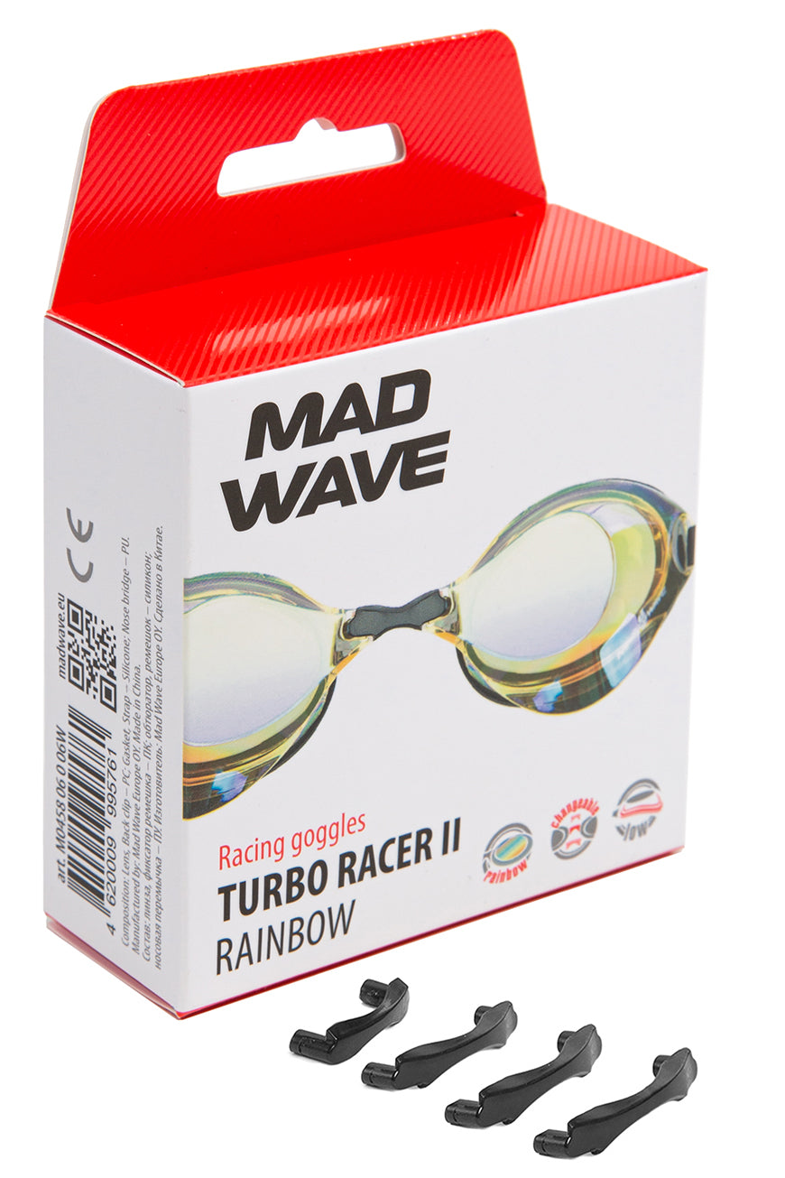 Mad Wave Turbo Racer II Rainbow Schwimmbrille