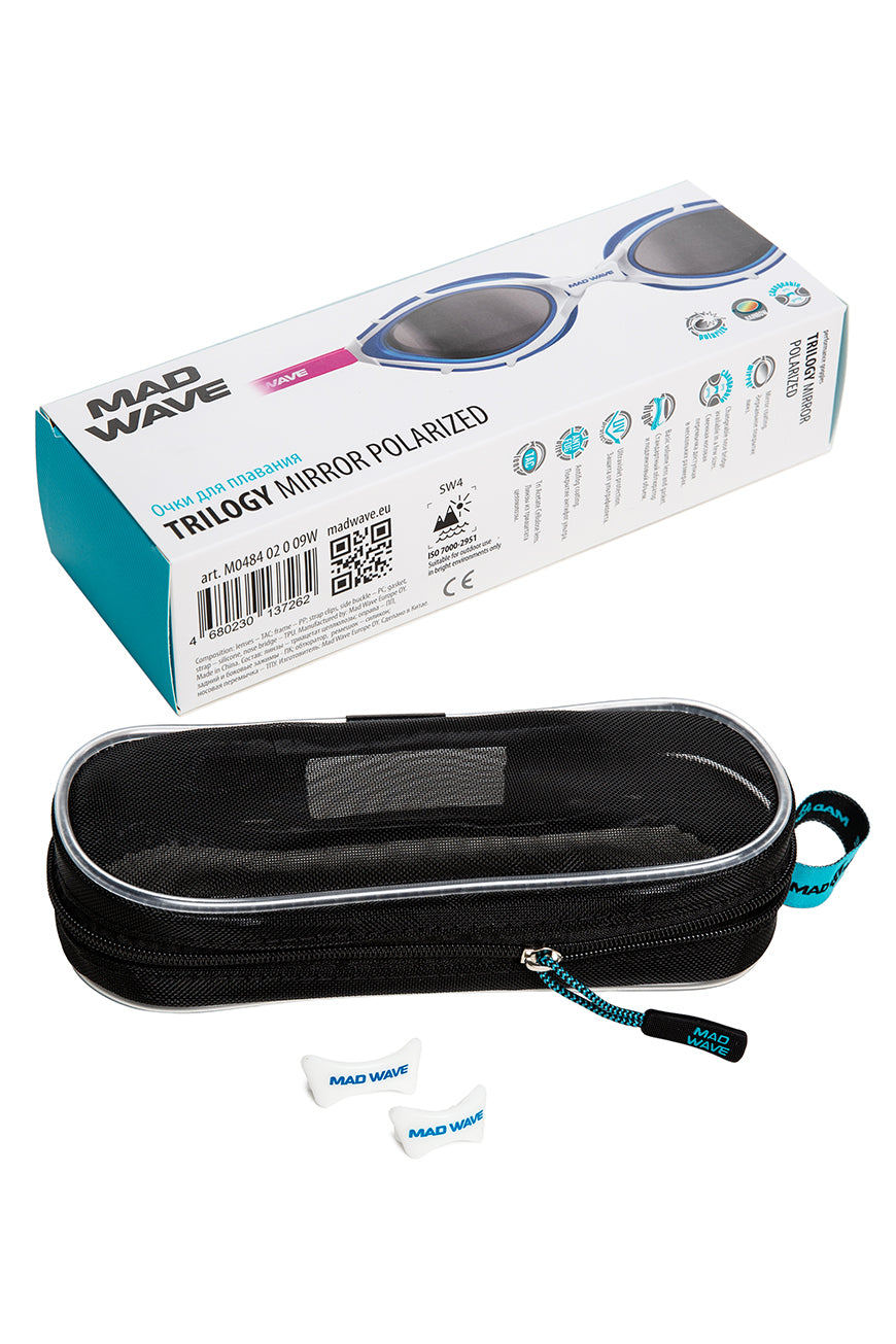 Mad Wave Schwimmbrille Trilogy mirror polarized