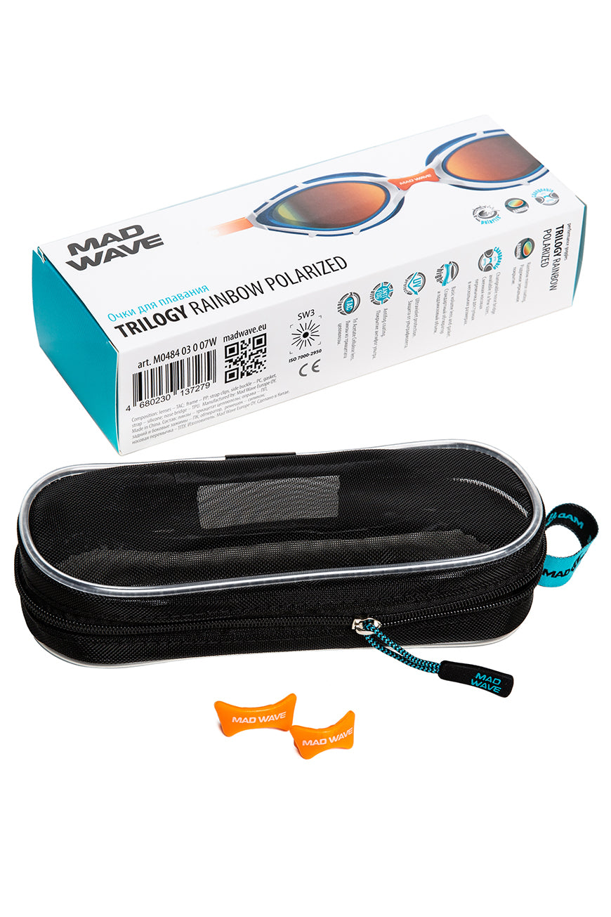 Mad Wave Schwimmbrille Trilogy rainbow polarized