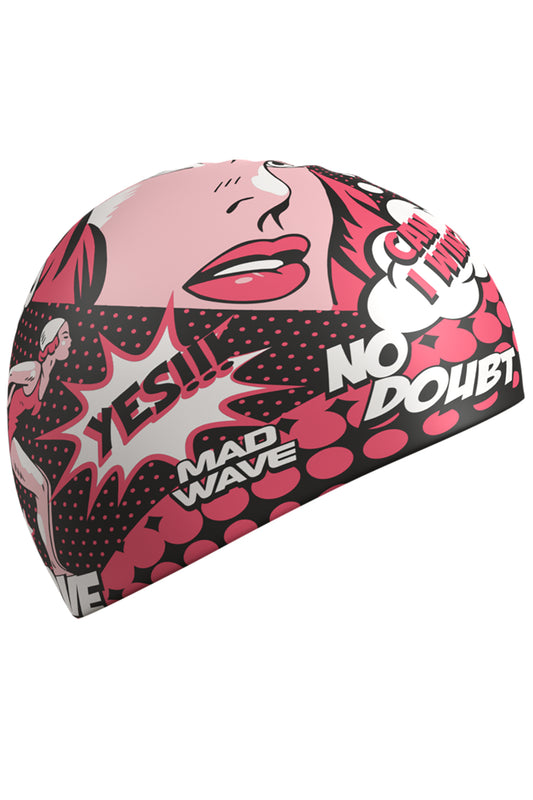 Mad Wave Swim Cap Fugu Fish 