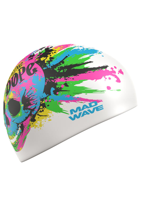 Mad Wave Swim Cap Fugu Fish 