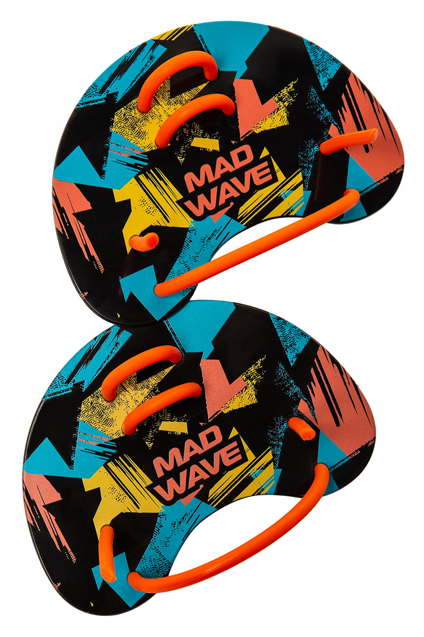 Mad Wave Fingerpaddles Fun Orange
