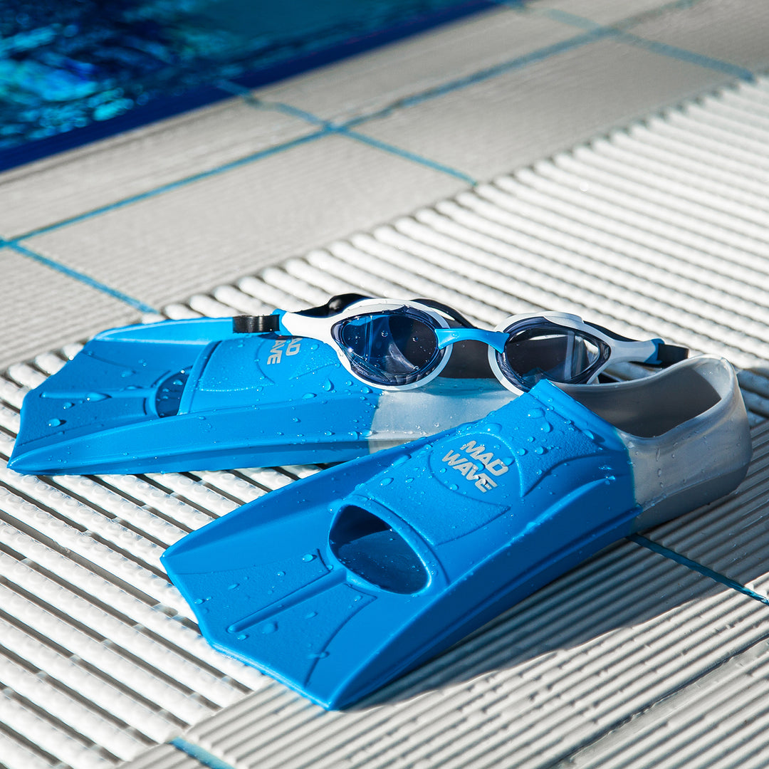 Mad Wave Training Flossen Blau