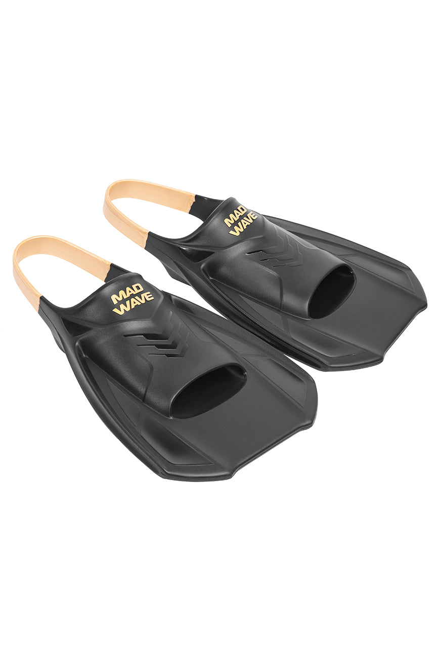 Mad Wave Open Heel Flossen Schwarz