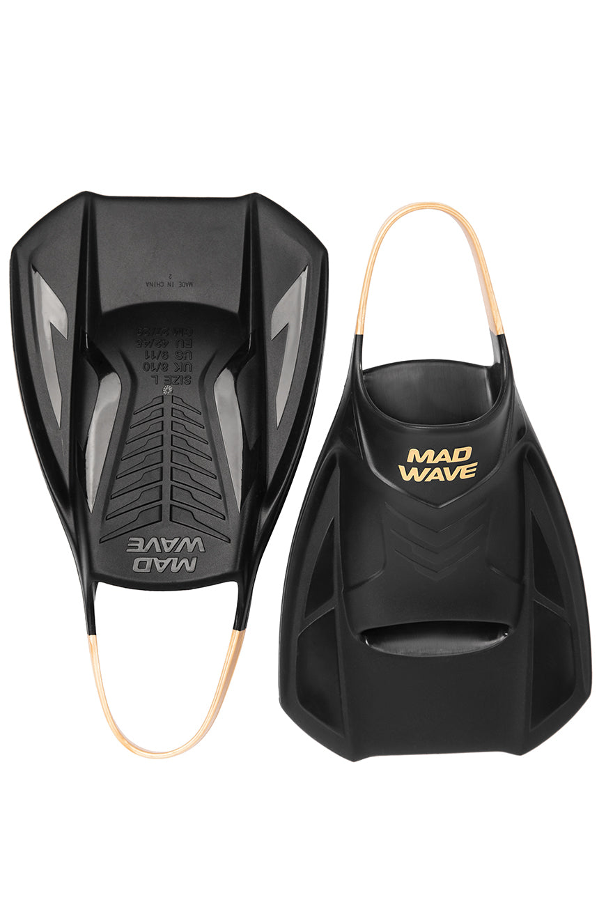 Mad Wave Open Heel Flossen Schwarz