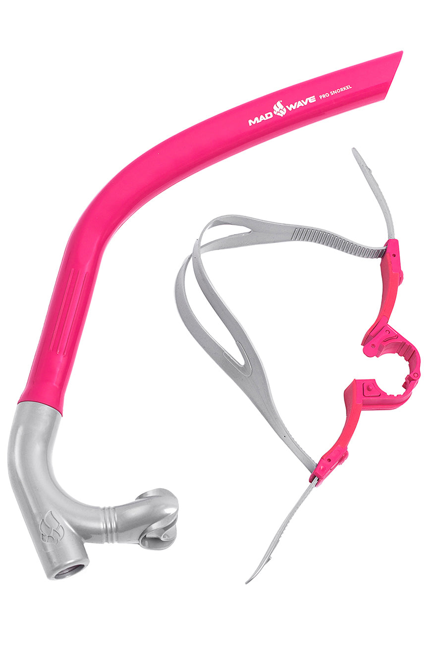 Mad Wave Pro Snorkel Pink