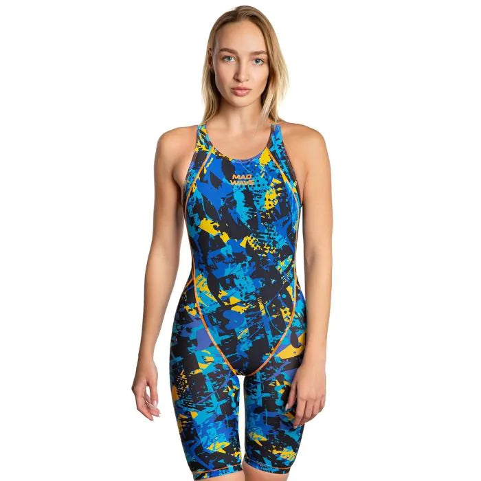 Mad Wave Revolution X8 Open Back Kneeskin - Blau
